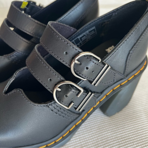 Dr. Martens Eviee Sendal Leather Heeled Shoes - Picture 8 of 16